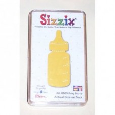 Pre-Owned Sizzix Originals Baby Bottle Die Cutter Yellow #38-0265