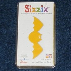 Pre-Owned Sizzix Originals Bat Die Cutter Yellow #38-0251