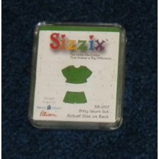 Pre-Owned Sizzix Originals Bitty Short Set Green #38-0117