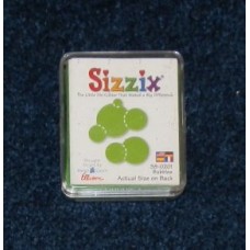 Pre-Owned Sizzix Originals Bubbles Die Cutter Green #38-0201