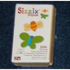 Pre-Owned Sizzix Originals Itty Bitty Bugs Die Cutter Yellow #38-0986