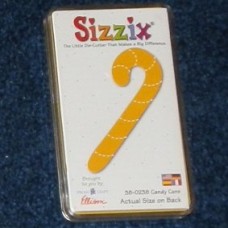 Pre-Owned Sizzix Originals Candy Cane Die Cutter Yellow #38-0238