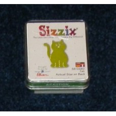 Pre-Owned Sizzix Originals Cat Die Cutter Green #38-0280