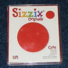 Pre-Owned Sizzix Originals Circle 1 Die Cutter Red #38-0812