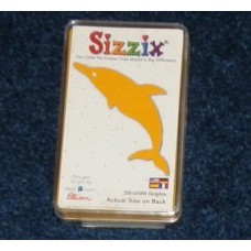 Pre-Owned Sizzix Originals Dolphin Die Cutter Yellow #38-0198