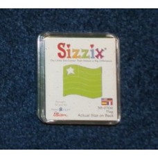Pre-Owned Sizzix Originals Flag Die Cutter Green #38-0706