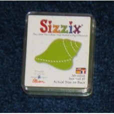 Pre-Owned Sizzix Originals Seashell 1 Die Cutter Green #28-0202