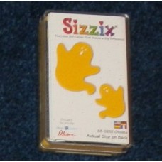 Pre-Owned Sizzix Originals Ghosts Die Cutter Yellow #38-0252