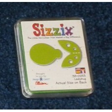 Pre-Owned Sizzix Originals Ladybug Die Cutter Green #38-0253