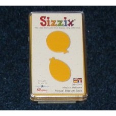 Pre-Owned Sizzix Originals Medium Balloons Die Cutter Yellow #38-0147