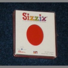 Pre-Owned Sizzix Originals Oval 2 Die Cutter Red #38-0815