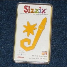 Pre-Owned Sizzix Originals Party Favors Die Cutter Yellow #38-0149