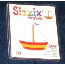 Pre-Owned Sizzix Originals Sailboat Die Cutter Red #38-0124