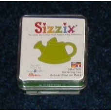 Pre-Owned Sizzix Originals Watering Can Die Cutter Green #38-0705