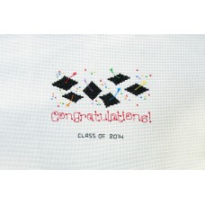 Personalized Cross-Stitch Graduation Gift