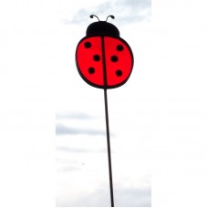 Small Lady Bug Plant and Garden Stick