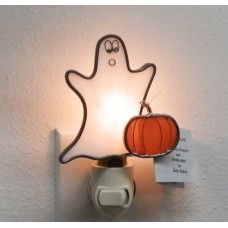 Mini Ghost with Pumpkin Night Light