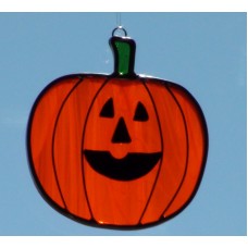 Jack-O-Lantern - Streaky Orange Sun Catcher