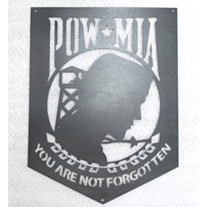 POW-MIA You Are Not Forgotten Metal Plaque