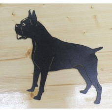 Boxer Dog Metal Art Design