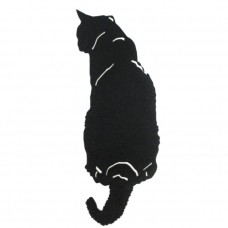 Cat Sitting Metal Art Design