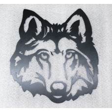 Wolf Head Metal Art