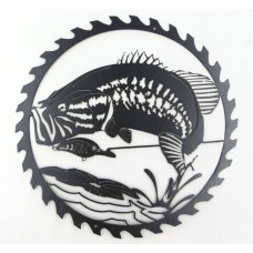 Fish Saw Blade Metal Art Design
