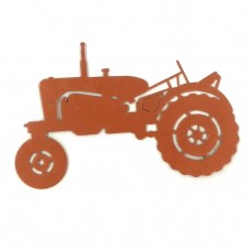 Tractor Metal Art Design - Bonded Copper