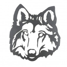 Wolf Head Metal Art Design